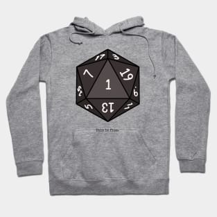 Nat 1 Crit Fail - This is Fine - DnD Inspired Hoodie